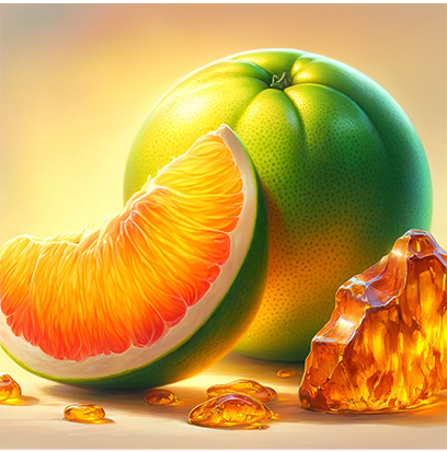 Compare to aroma BRIGHT POMELO & AMBER by Yankee ® F50635