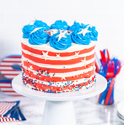 Compare to aroma RED, WHITE, AND BLUE CAKE by BBW ® F50659